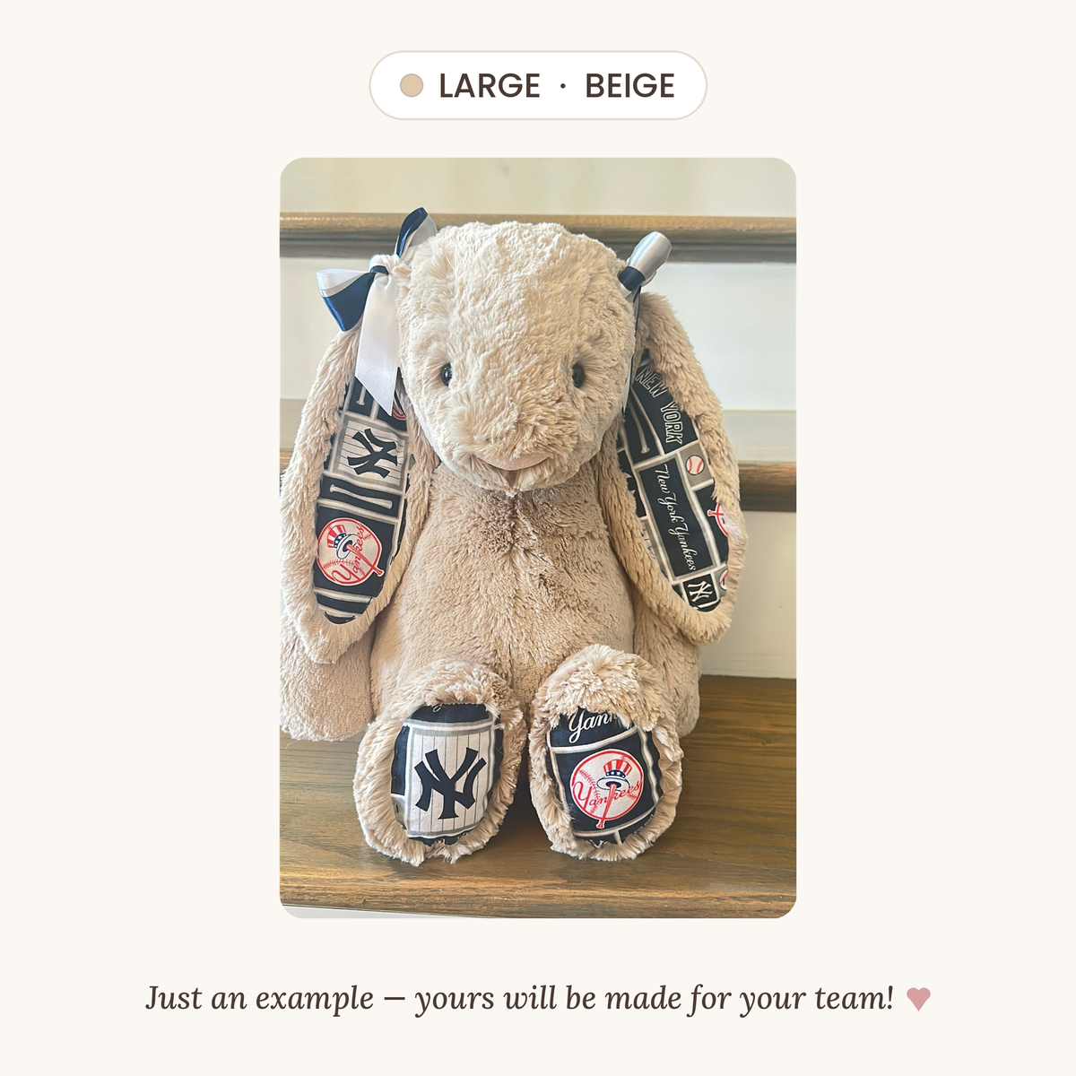 Custom Sports Team Bunny (NFL, NBA, MLB, NHL)