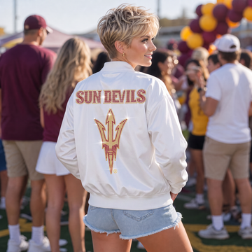 Arizona State Sun Devils Fork White Bomber