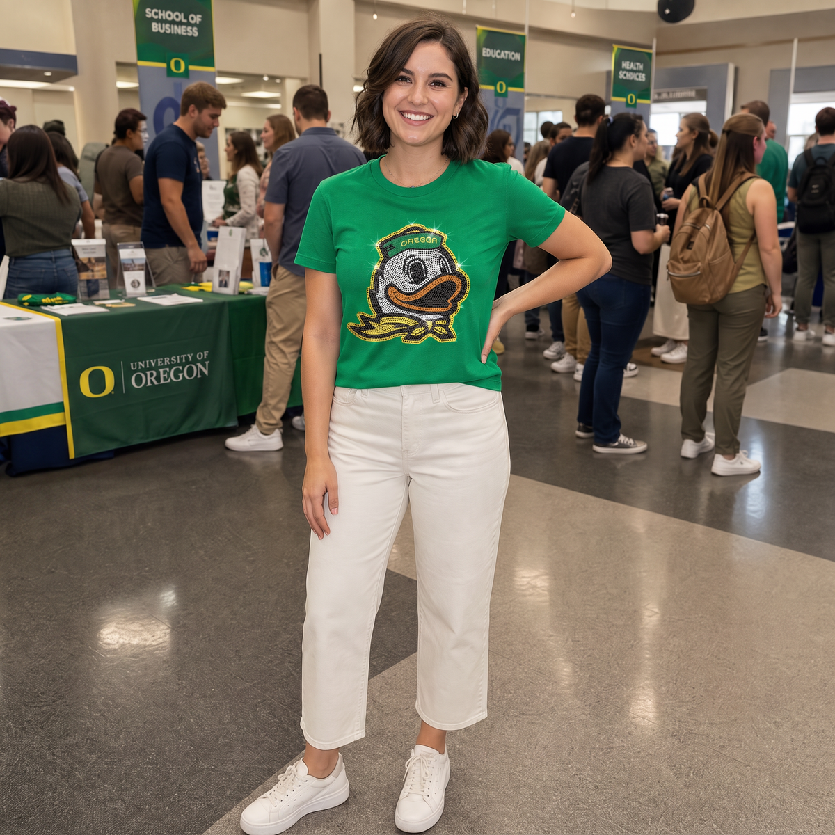 University of Oregon Duck Green Short Sleeve T-Shirt