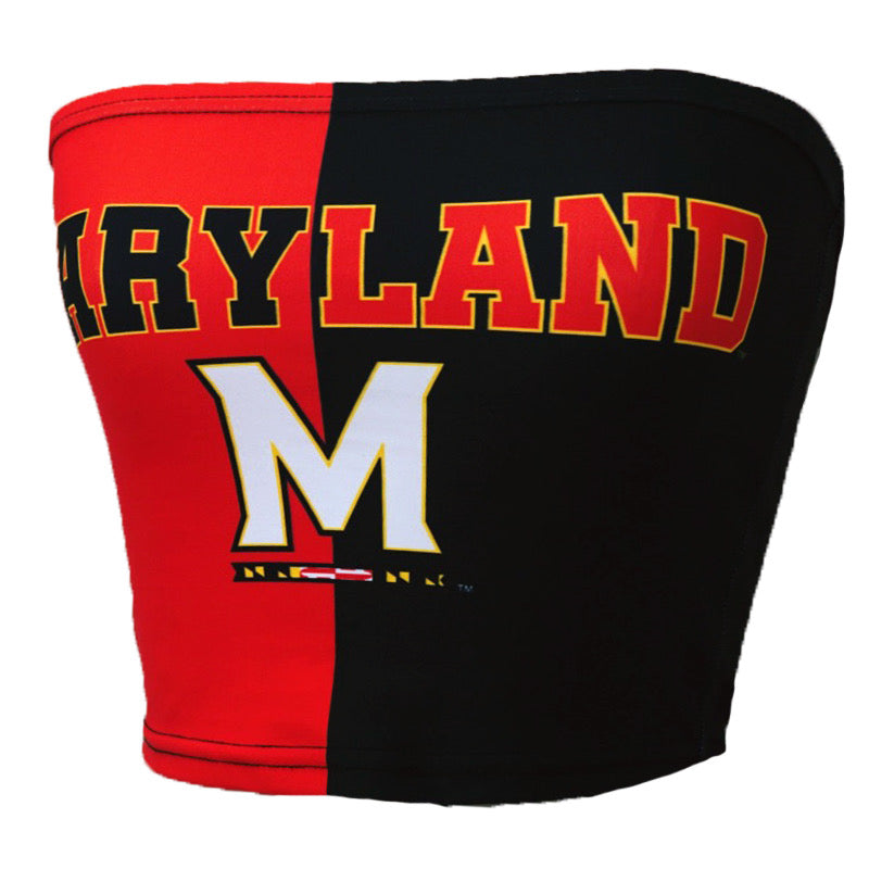Maryland Terps Two Tone Tube Top