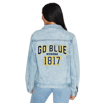 University of Michigan Go Blue Denim Jacket