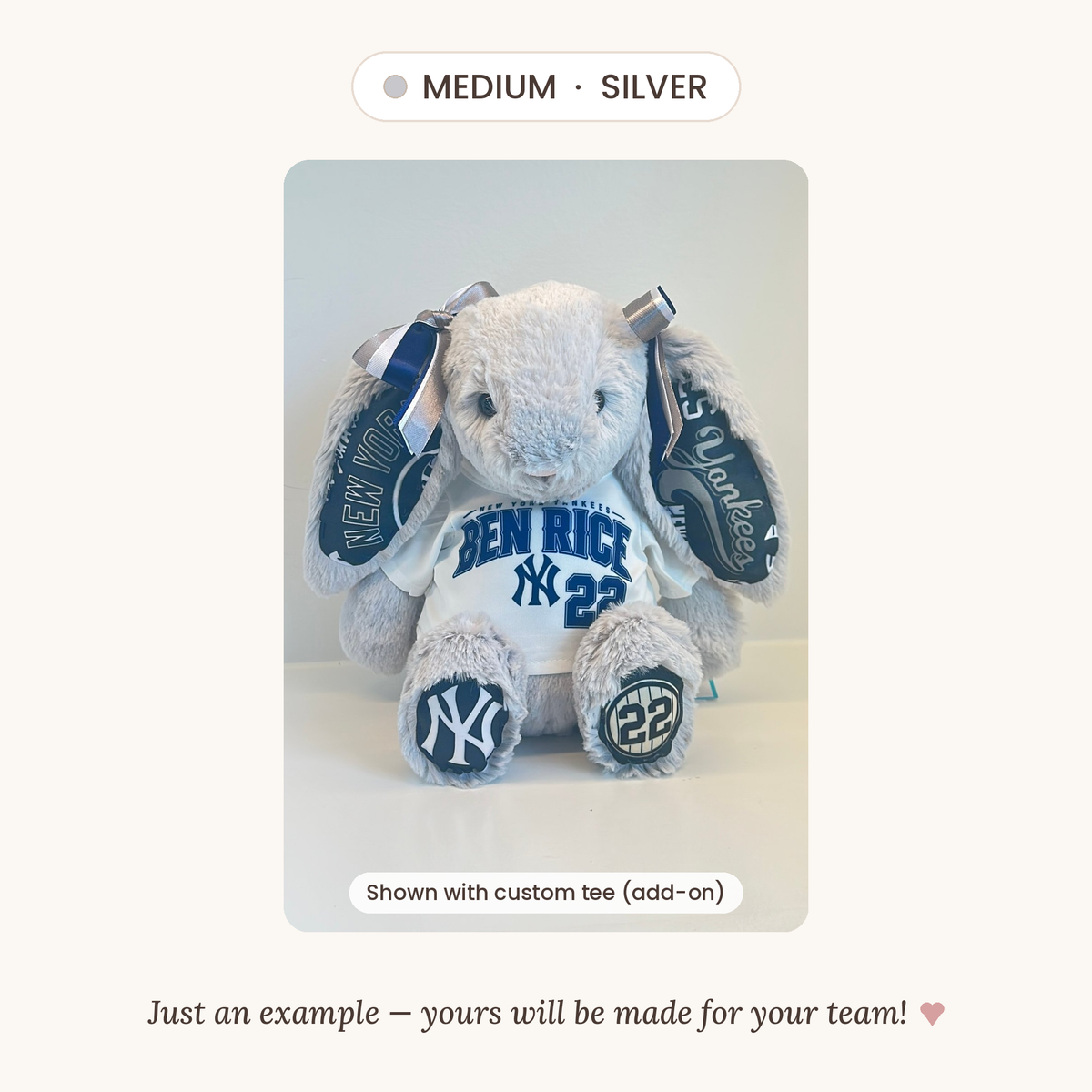 Custom Sports Team Bunny (NFL, NBA, MLB, NHL)