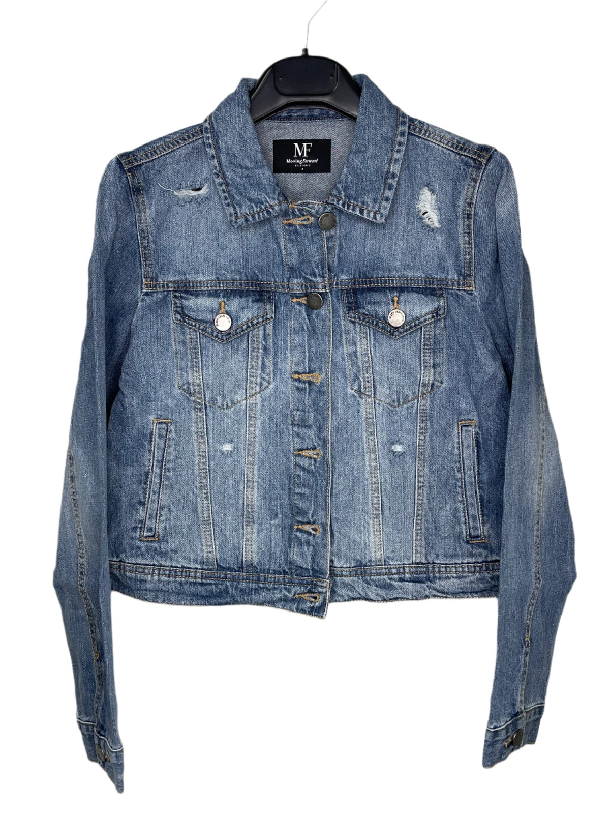 Oklahoma State OSU Blue Denim Jacket