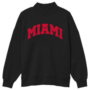 Miami University Mock Neck Sweatshirt