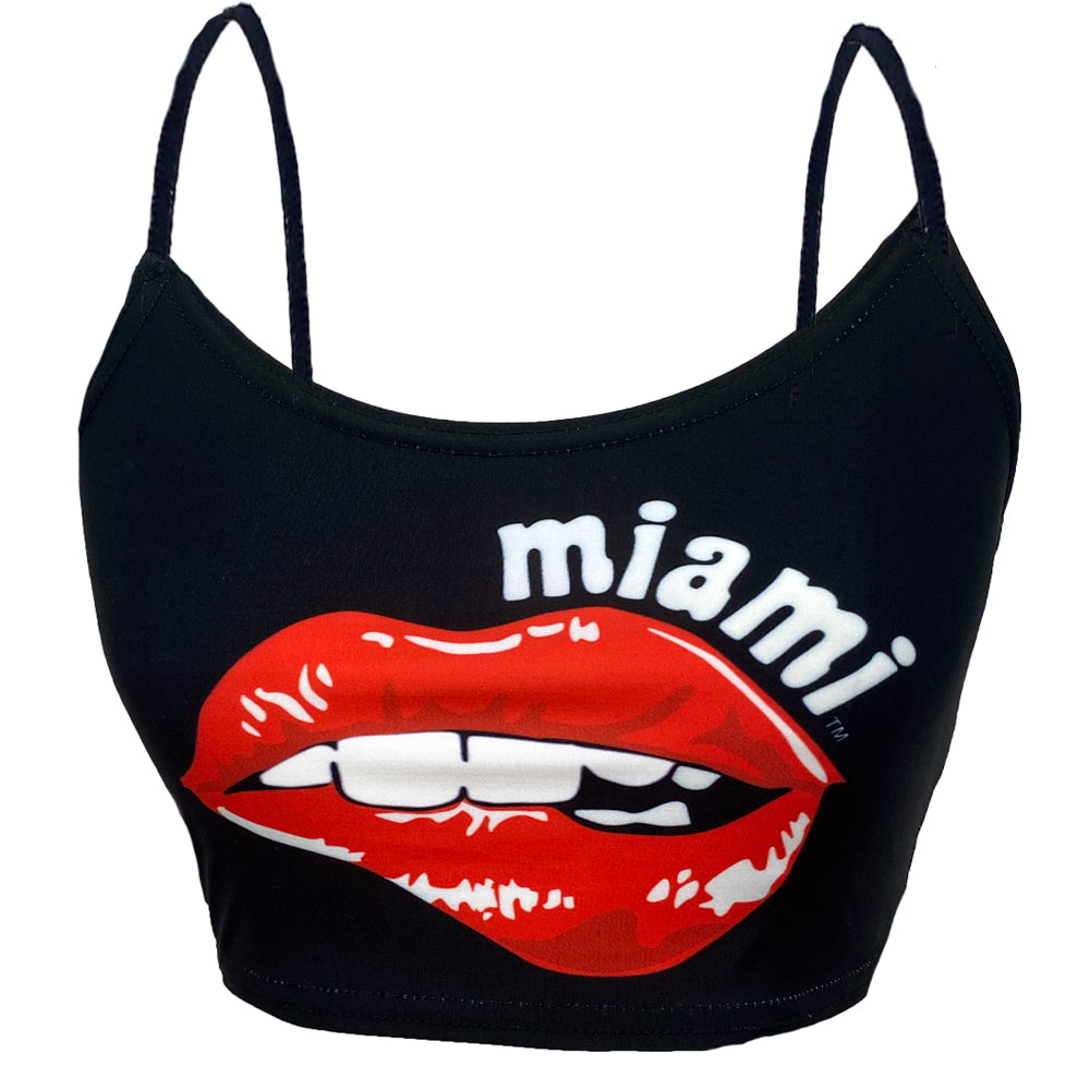 Miami University Lips Spaghetti Tank
