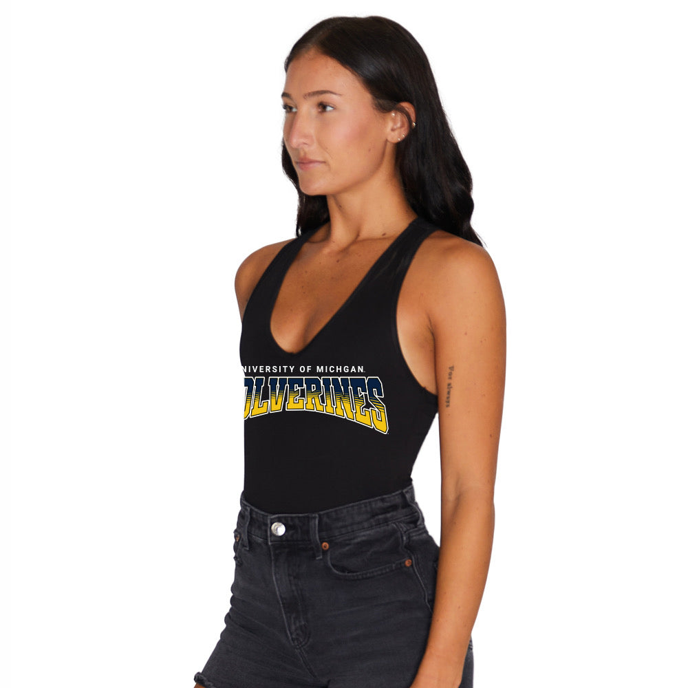 University of Michigan Black Bodysuit