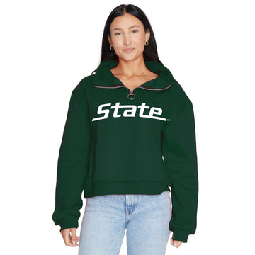 Michigan State Quarter Zip Sweatshirt