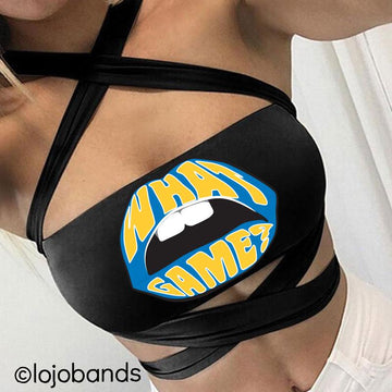 Blue & Yellow What Game? Black Multi Way Bandeau