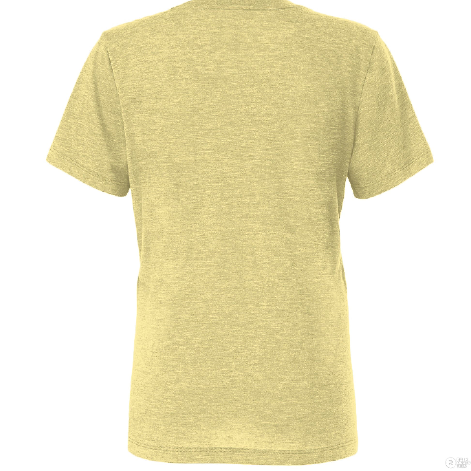 Pale Yellow Triblend - BACK