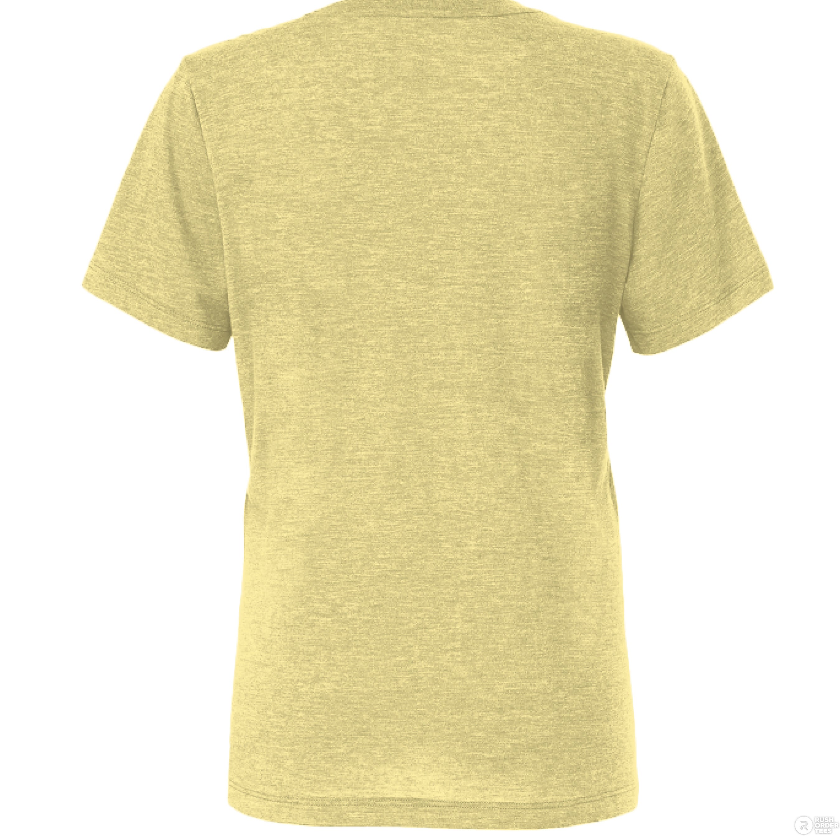 Pale Yellow Triblend - BACK