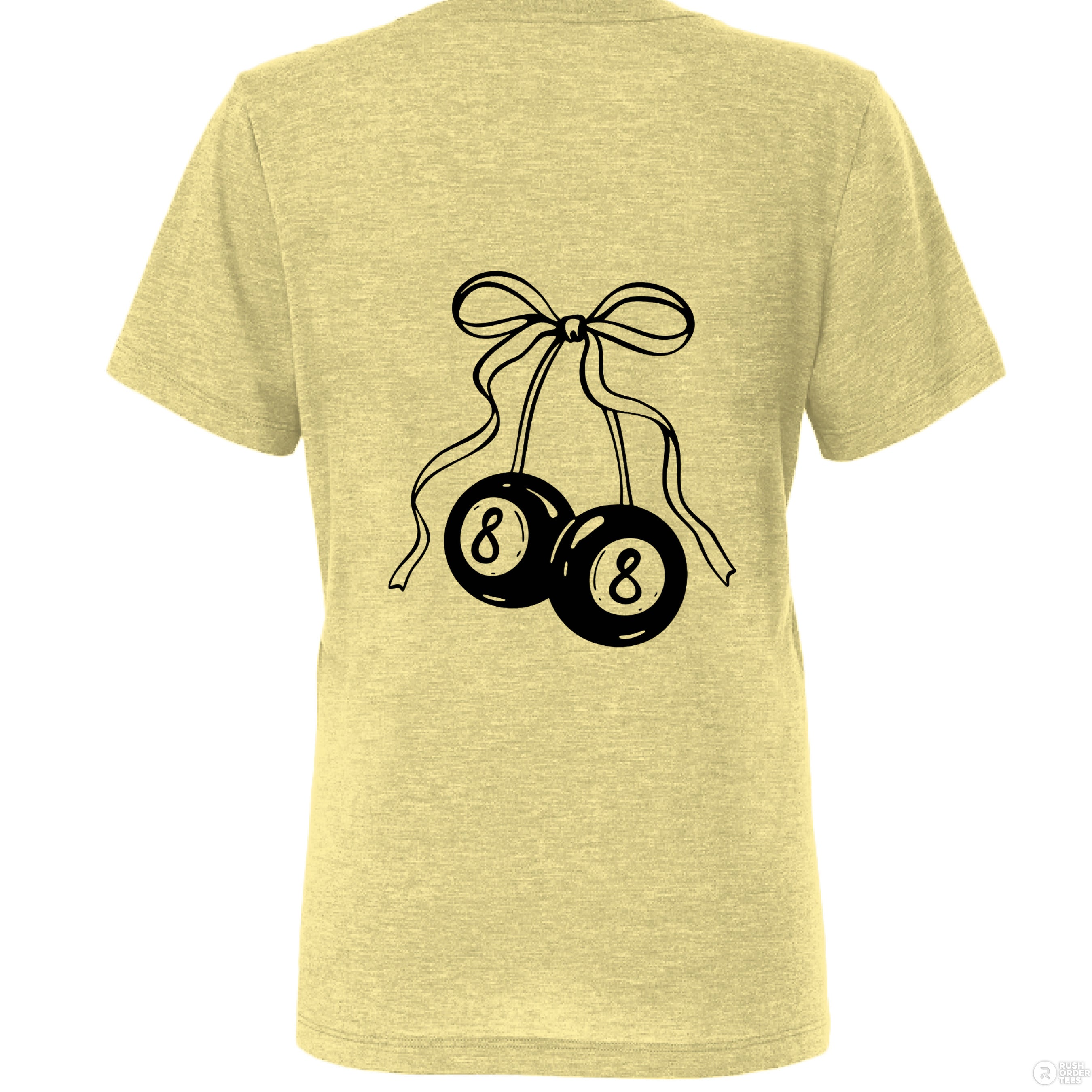 Pale Yellow Triblend - BACK