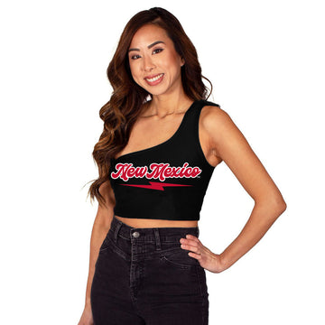 New Mexico Lobos One Shoulder Top