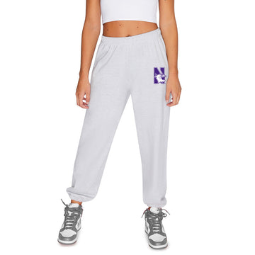 Northwestern Wildcats Gray Sweatpants