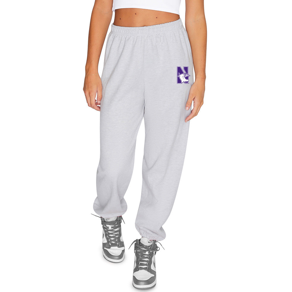 Northwestern Wildcats Gray Sweatpants