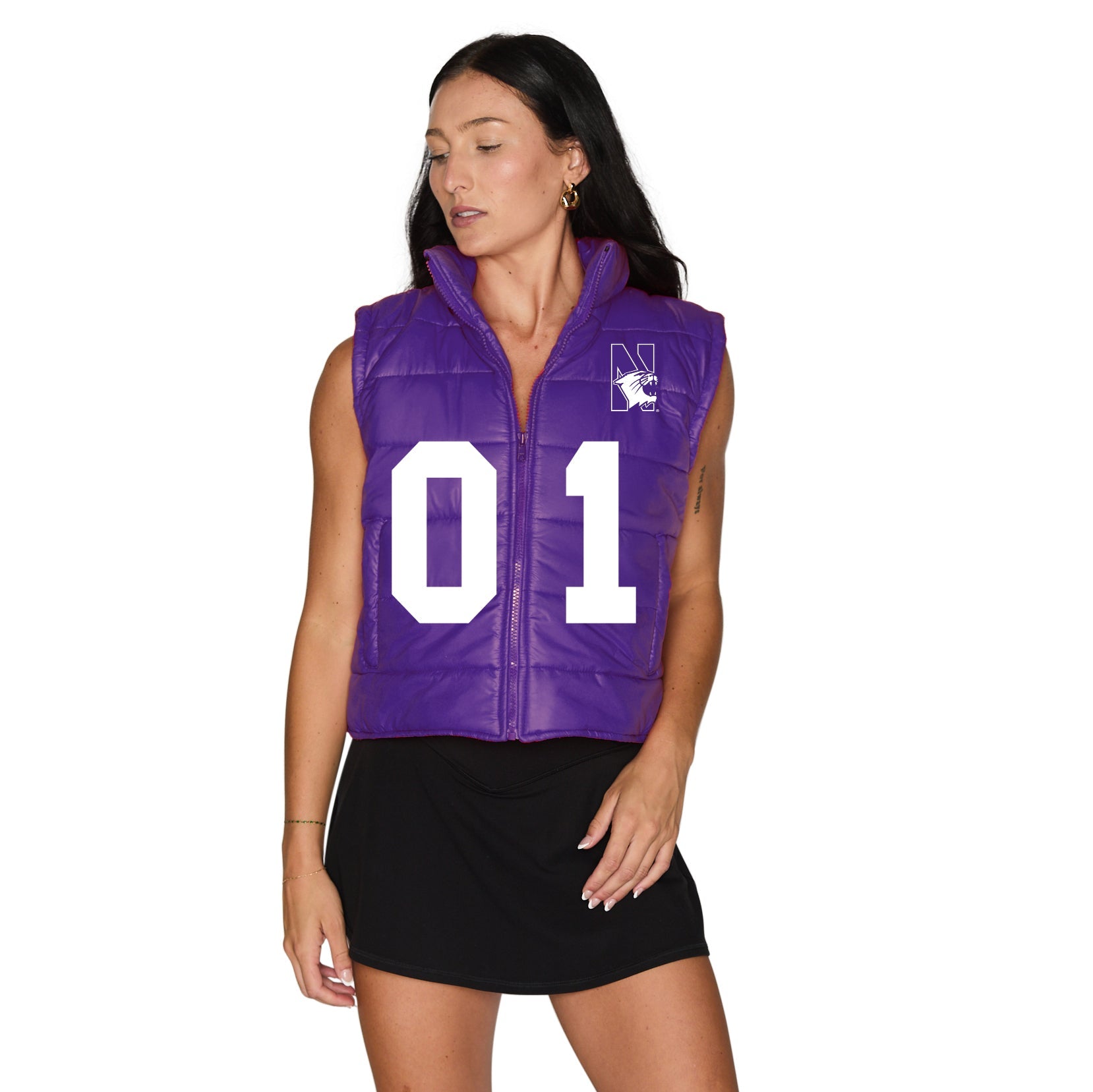 Northwestern Puffer Vest