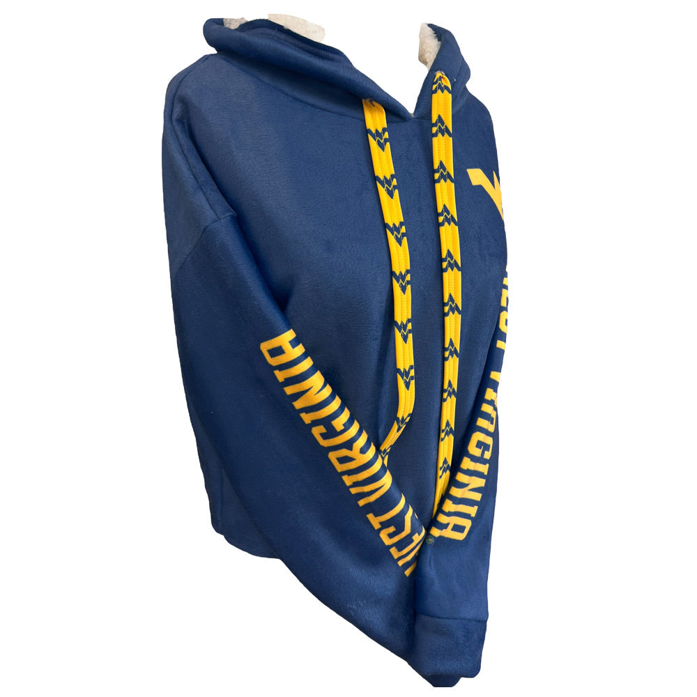 West Virginia Mountaineers Varsity Furry Hoodie