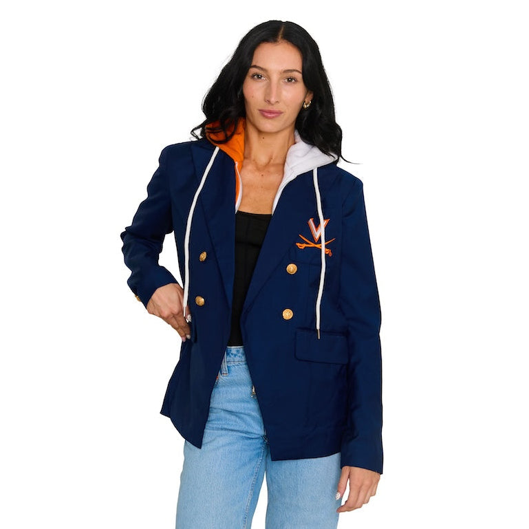 Virginia Cavaliers Hooded Blazer Jacket
