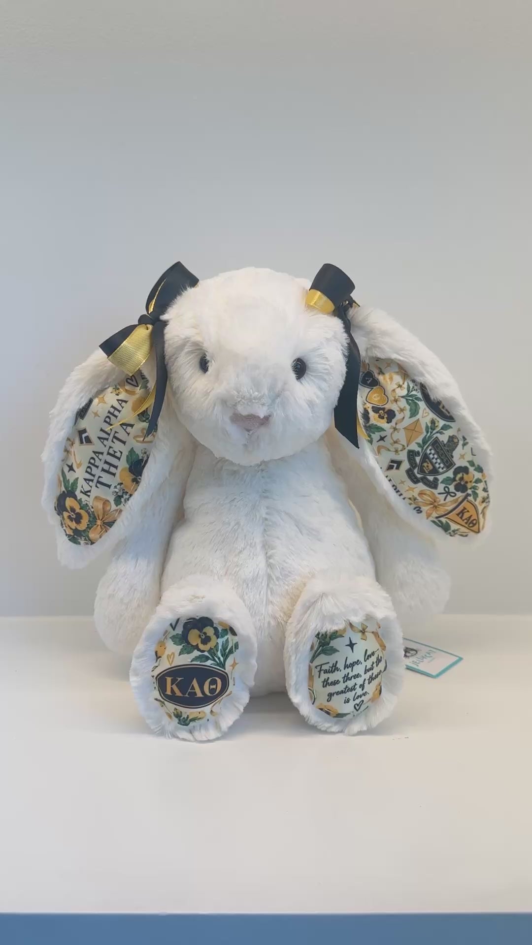 Kappa Alpha Theta Sorority Jellycat Bunny