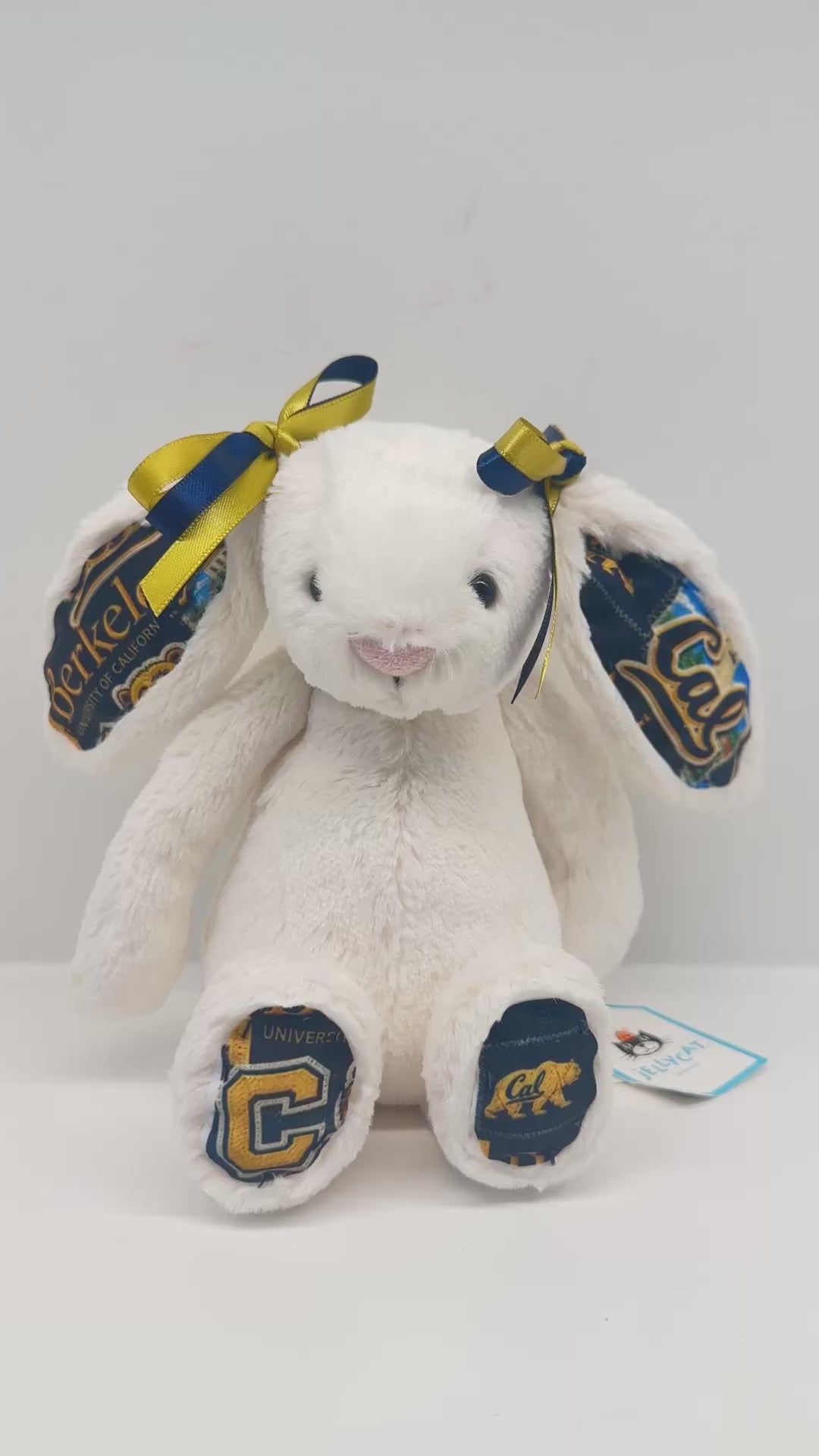 University of California Berkeley Custom College Jellycat Bunny