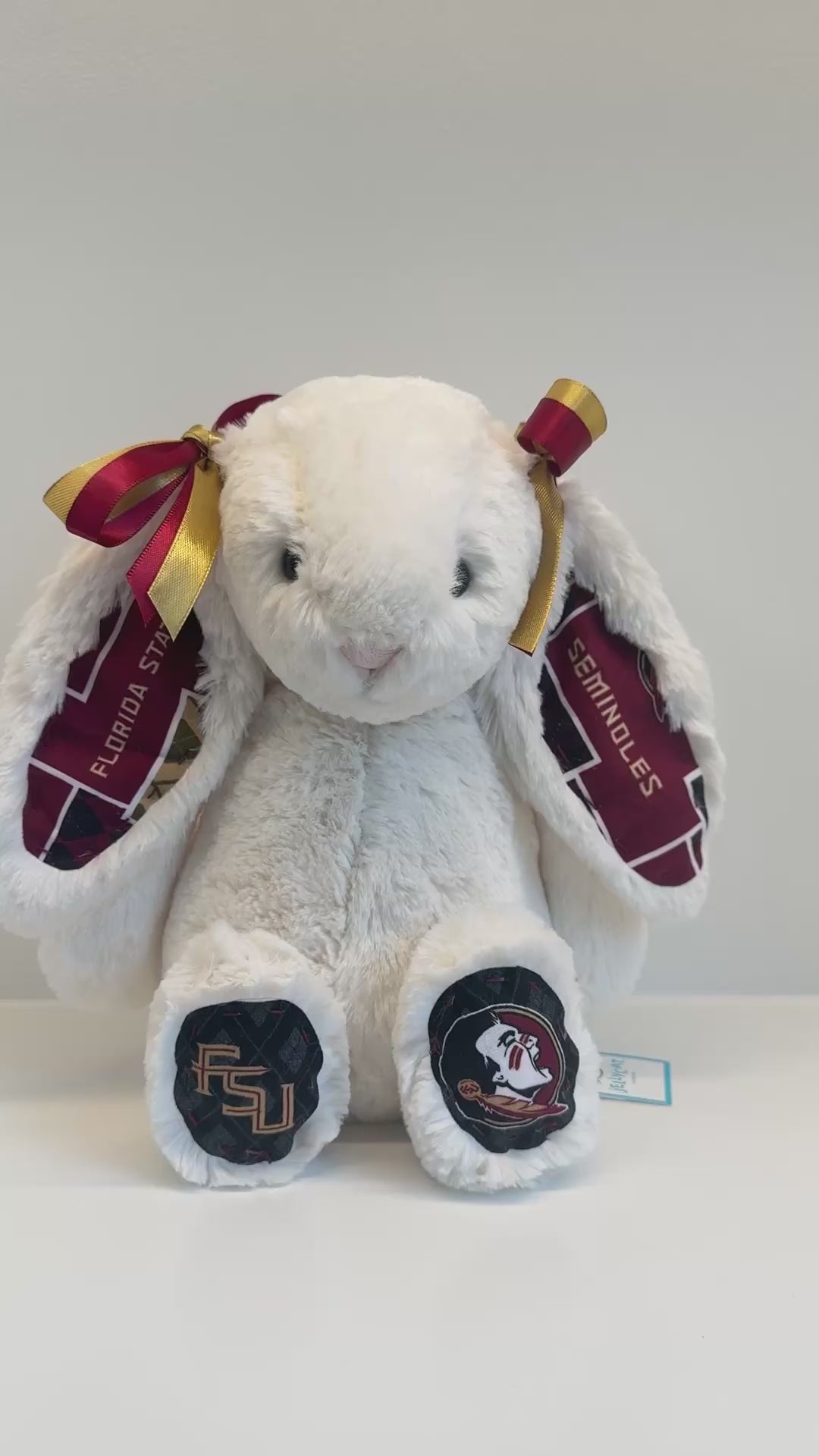 Florida State University Custom College Jellycat Bashful Bunny