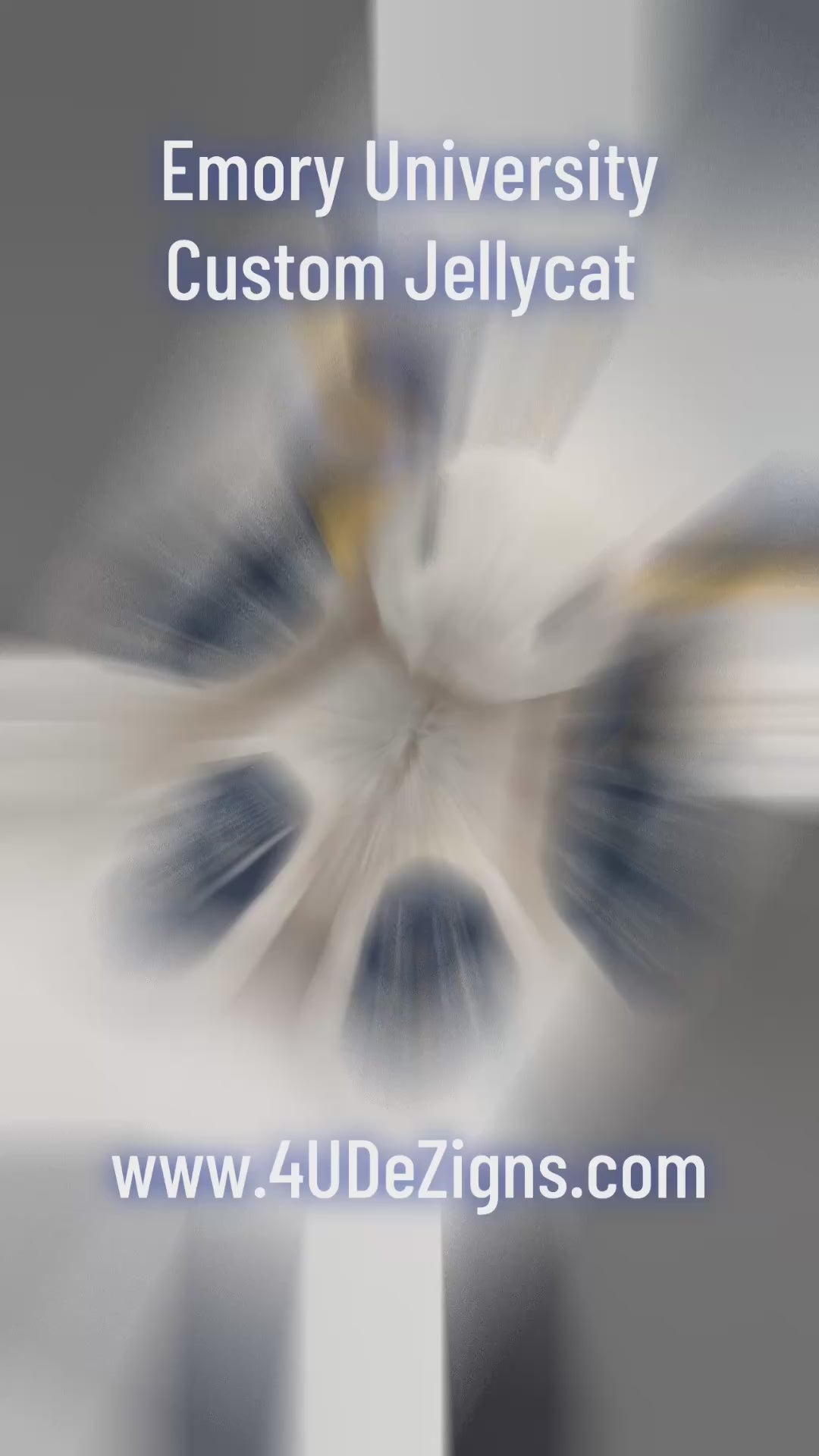 Emory University Custom College Jellycat Bashful Bunny