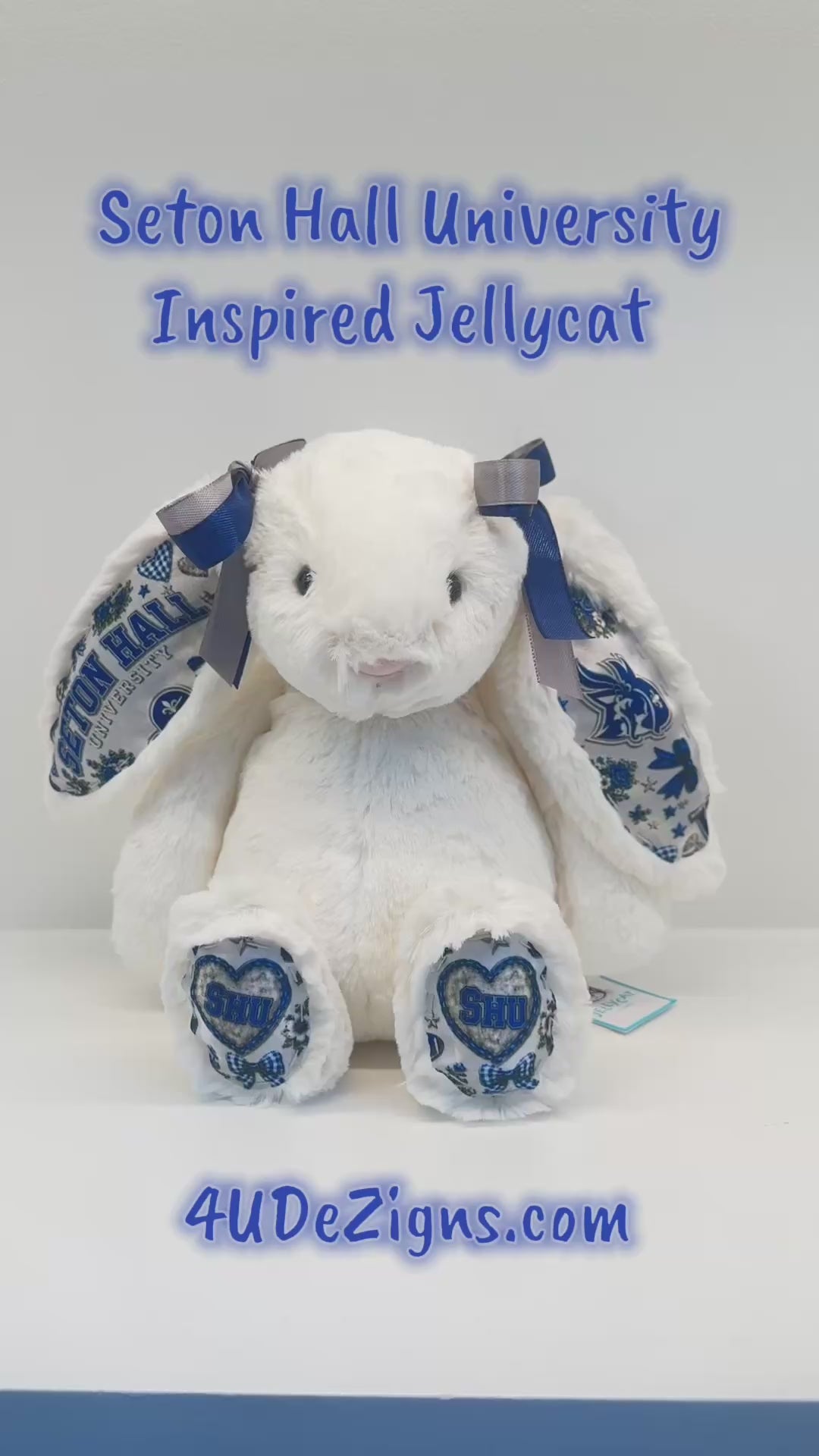 Seton Hall University Fully Custom Jellycat Bunny