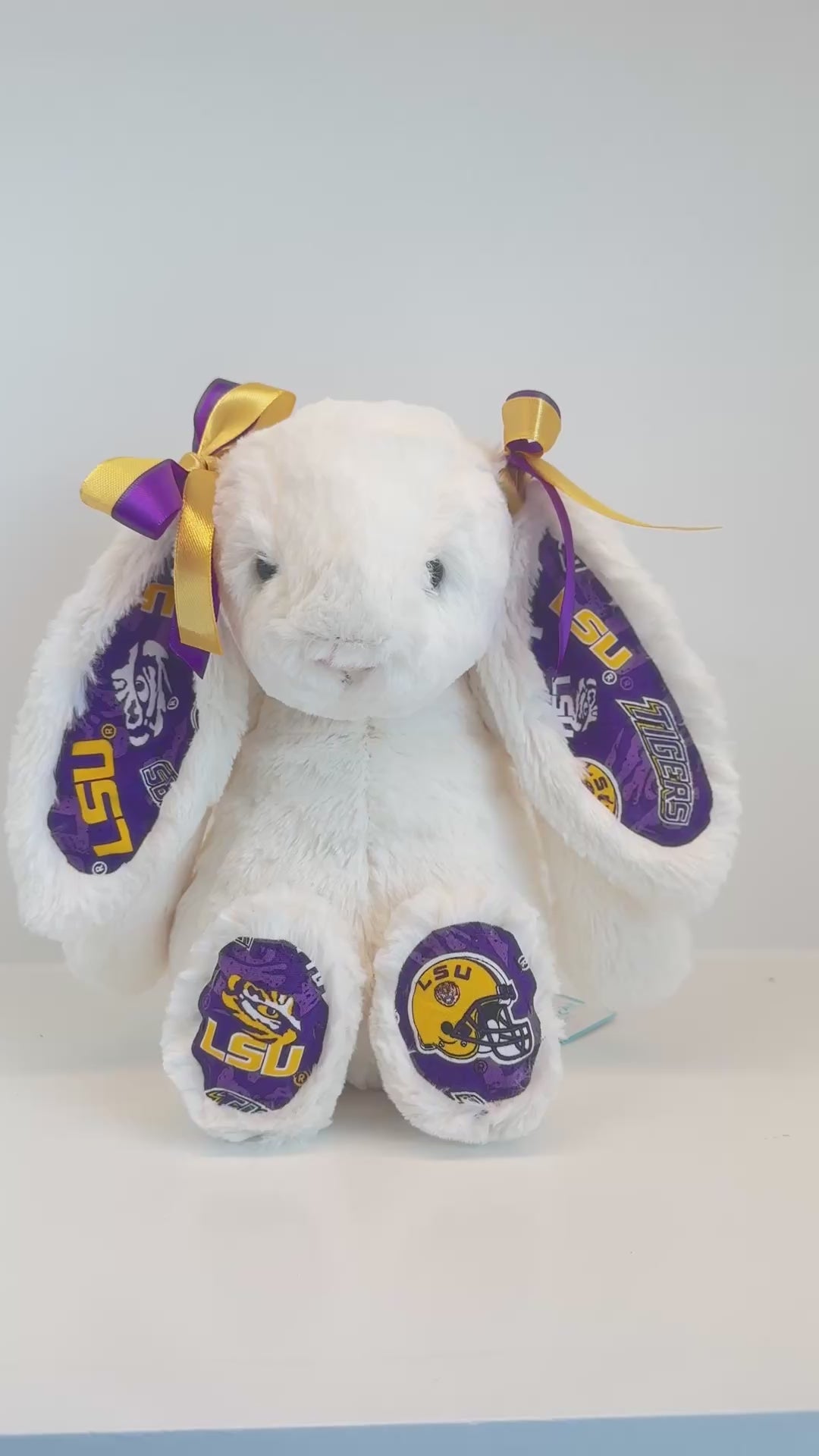 Louisiana State University (LSU) College Jellycat Bunny
