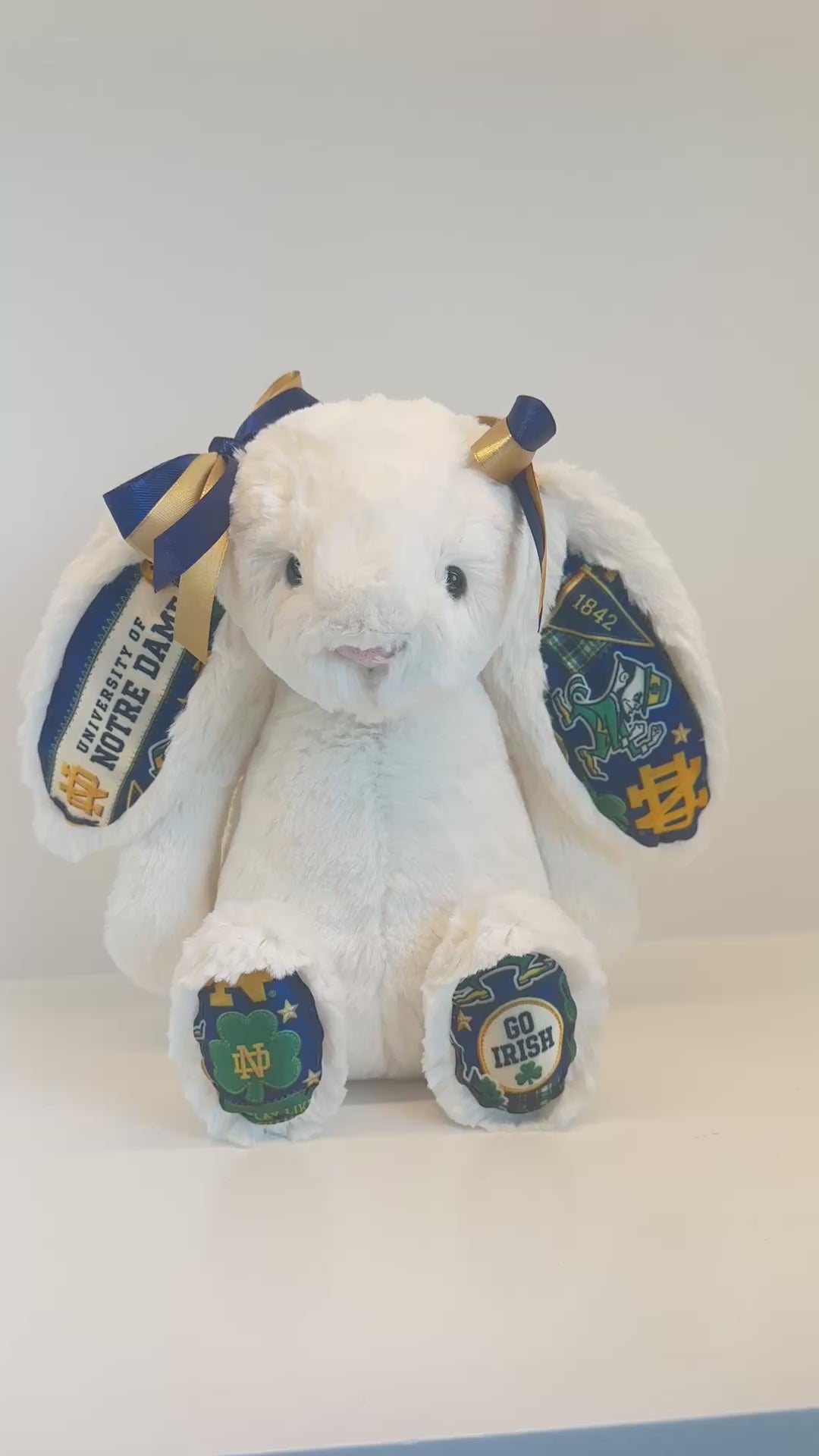 University of Notre Dame Custom College Jellycat Bashful Bunny