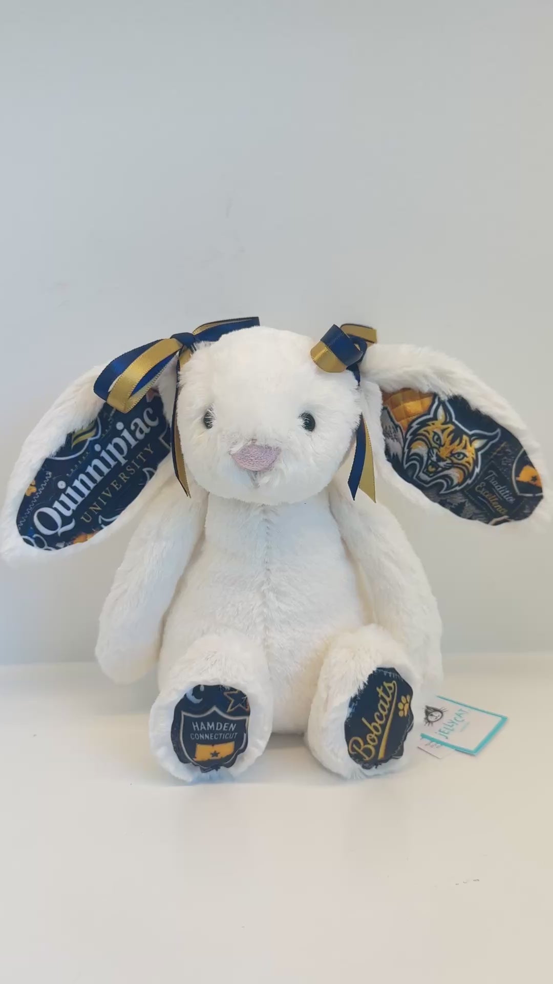 Quinnipiac Fully Custom College Jellycat Bunny