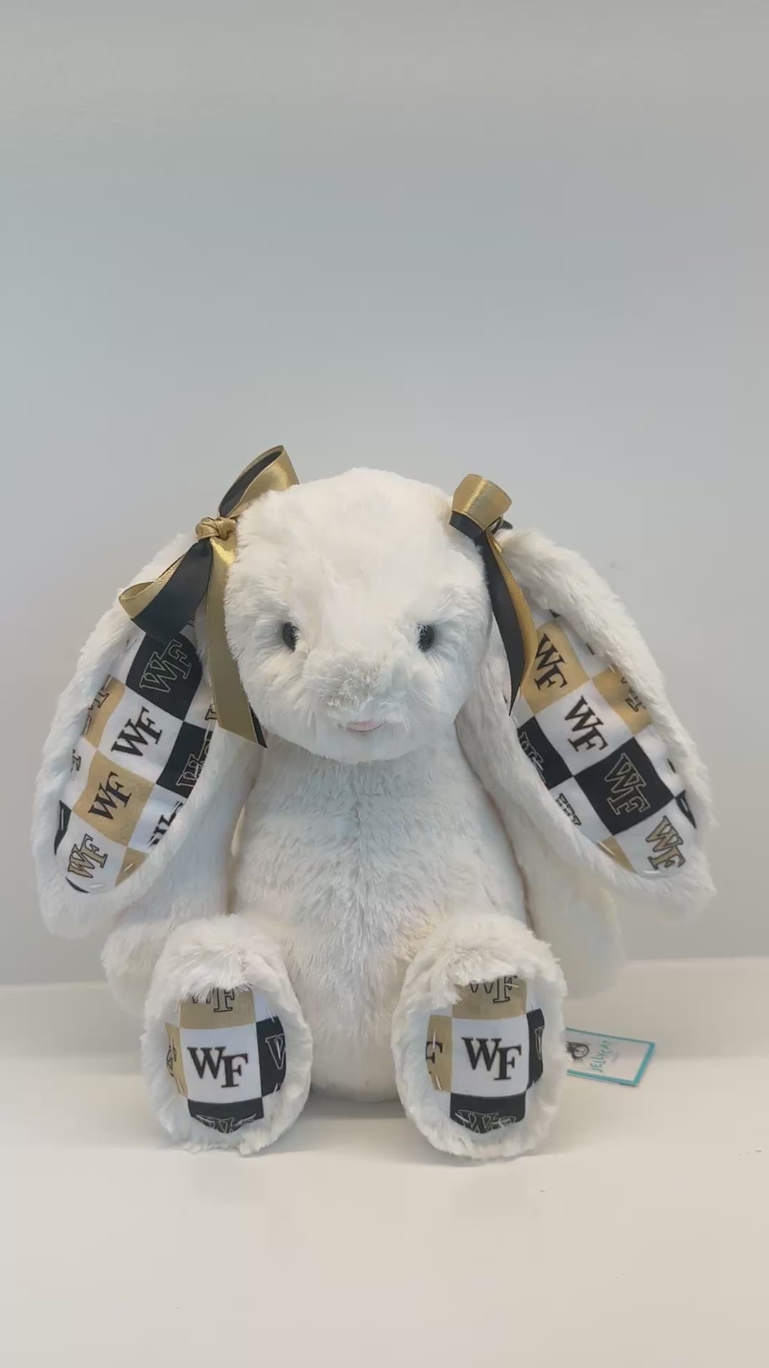 Wake Forest University Custom College Jellycat Bashful Bunny