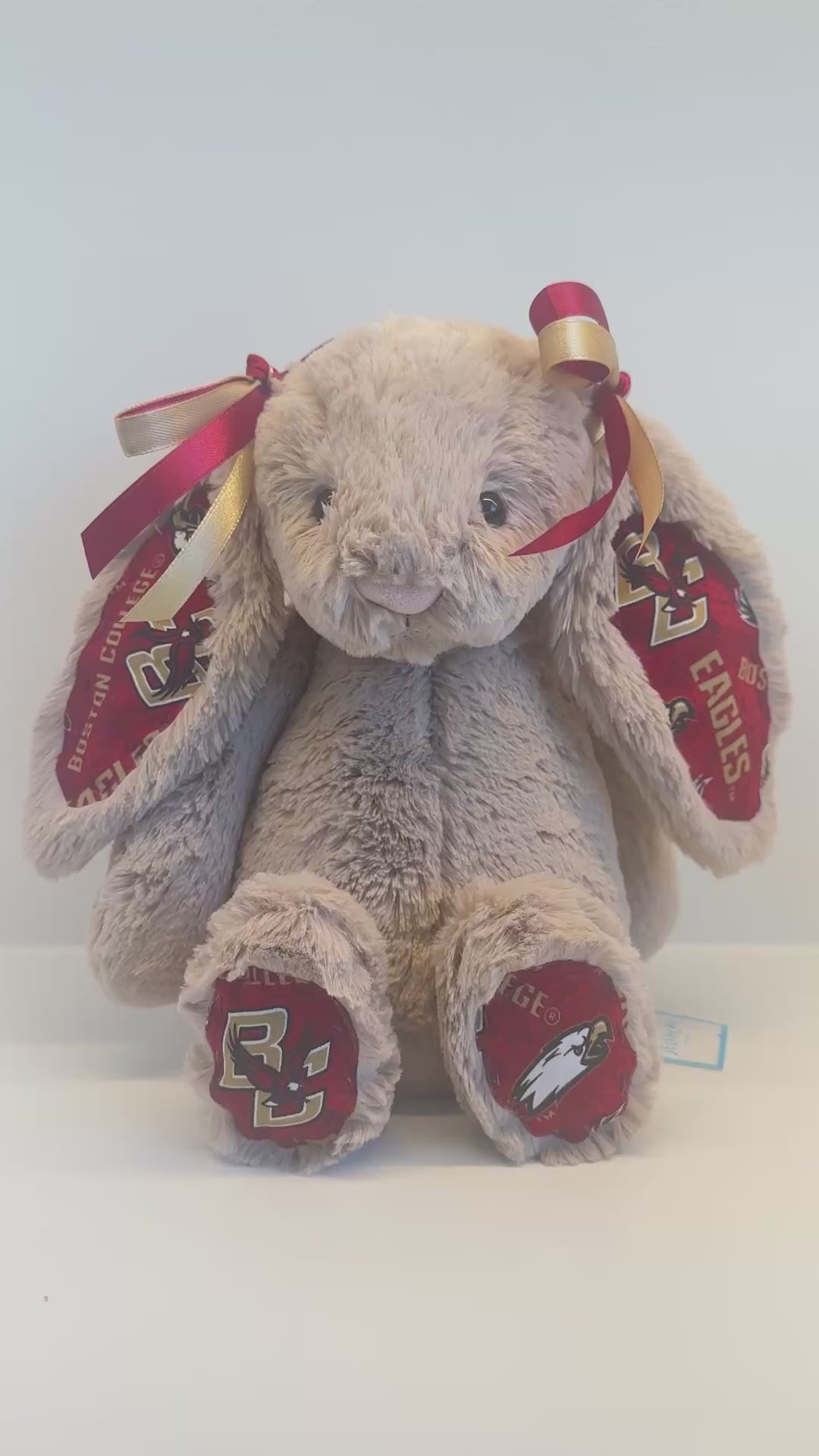 Boston College Custom College Jellycat Bashful Bunny