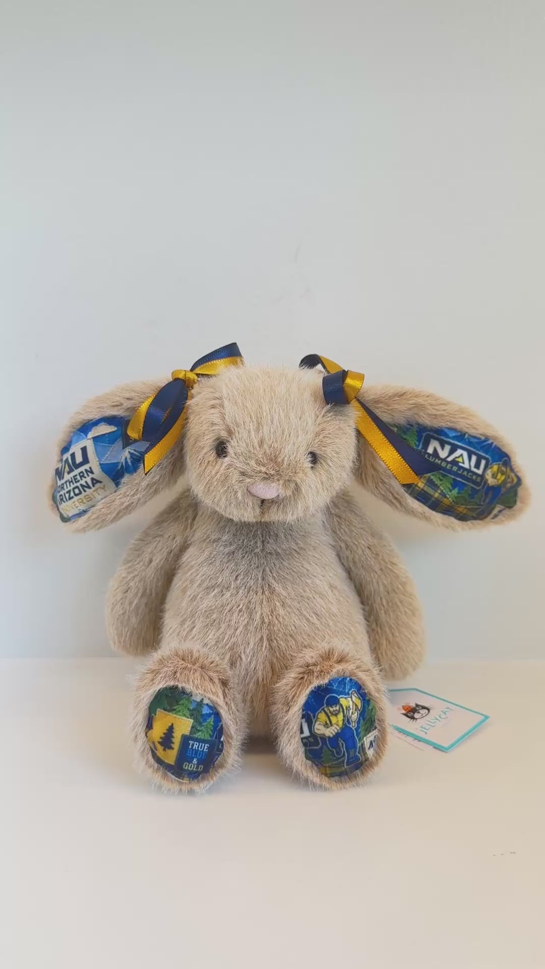 Northern Arizona University (NAU) Custom College Jellycat Bunny
