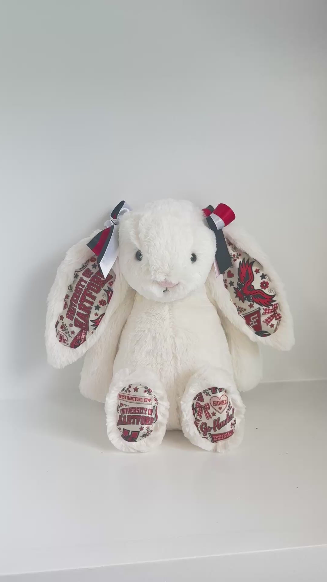 University of Hartford Fully Custom Jellycat Bunny