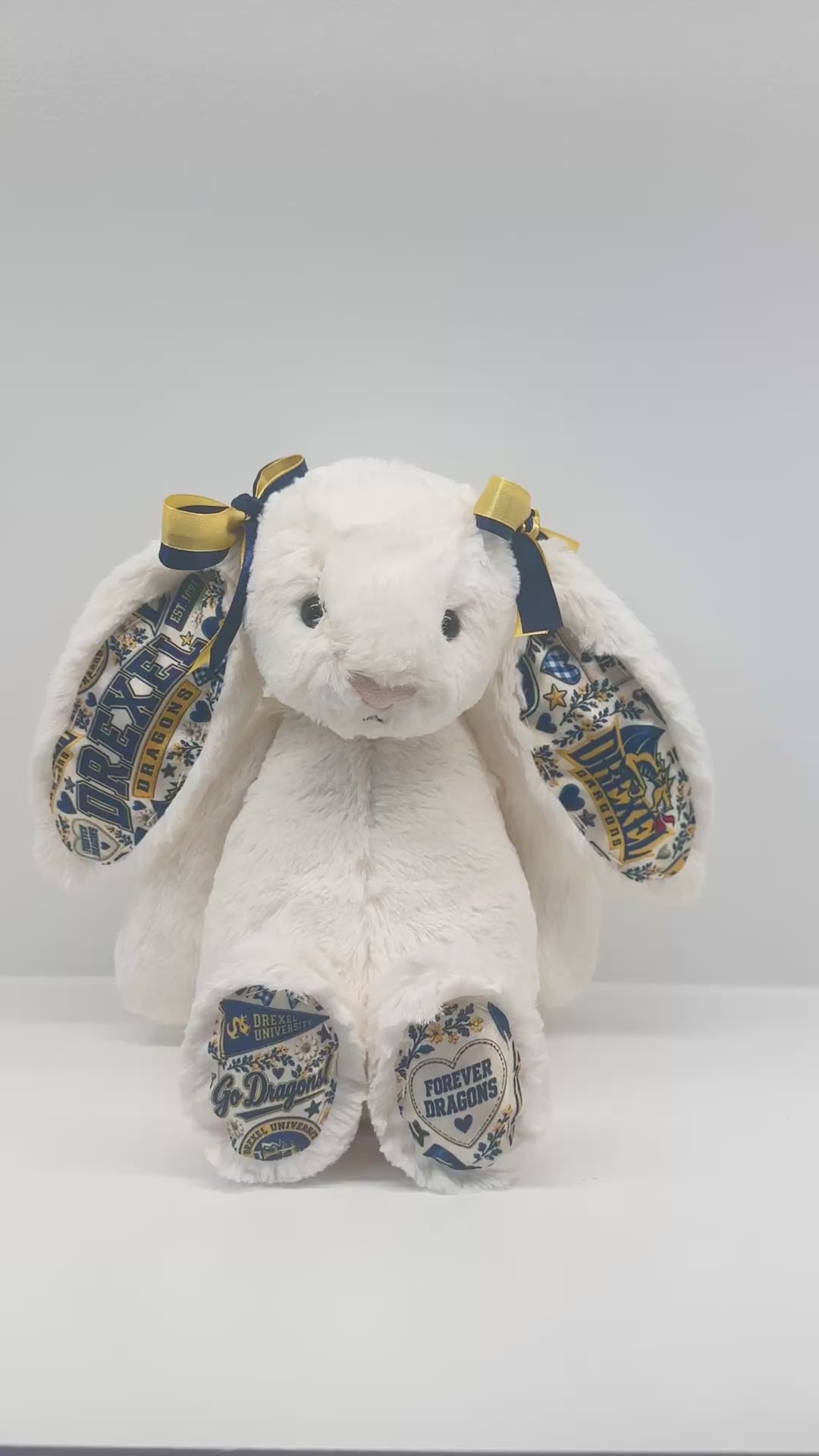 Drexel University Fully Custom Jellycat Bunny