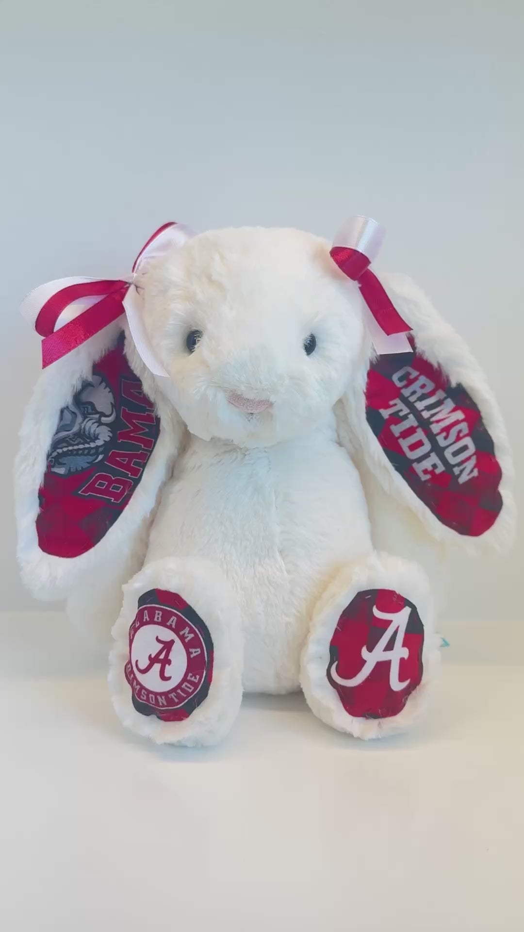 University of Alabama Custom College Jellycat Bashful Bunny