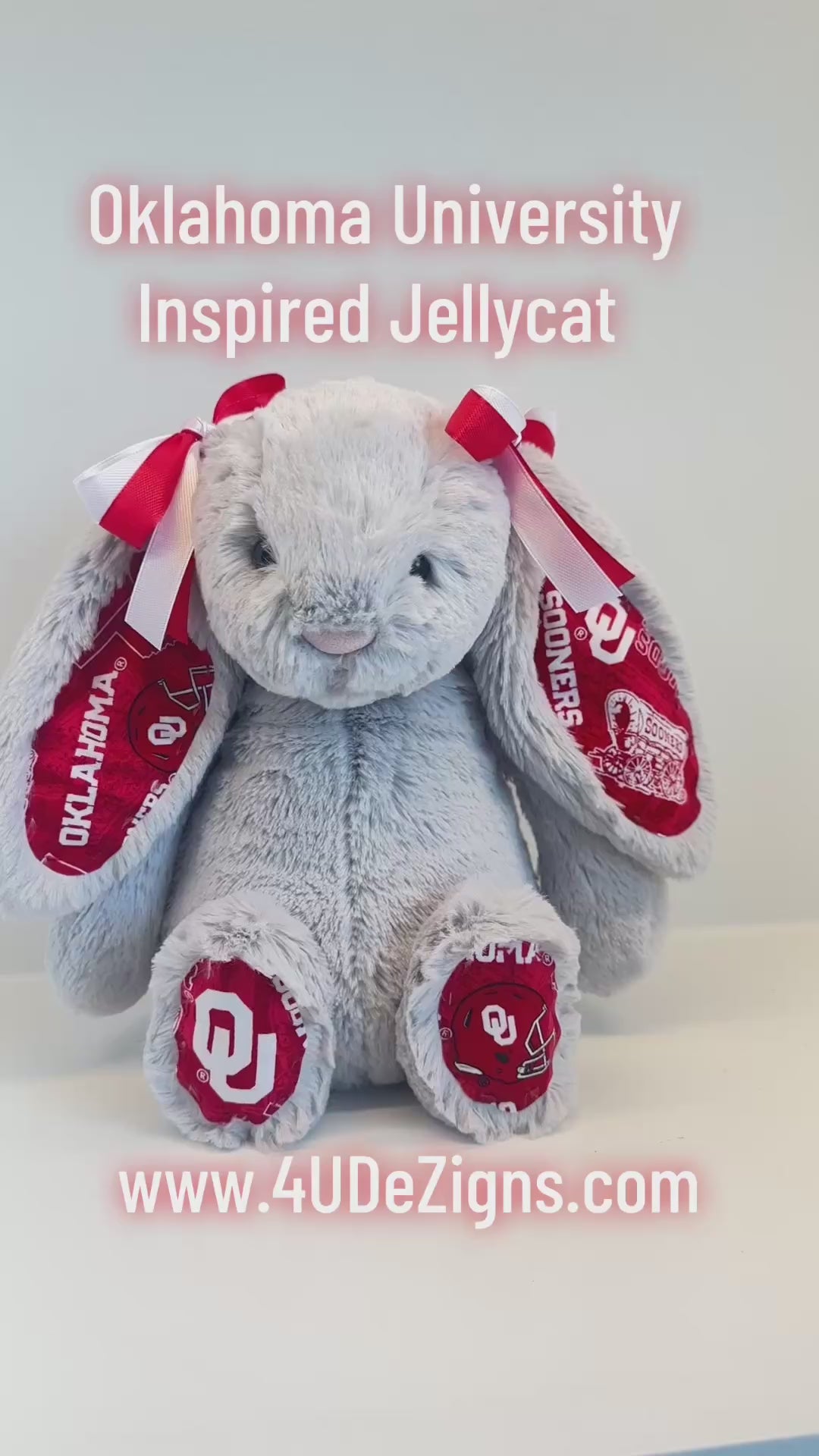 University of Oklahoma College Jellycat Bunny