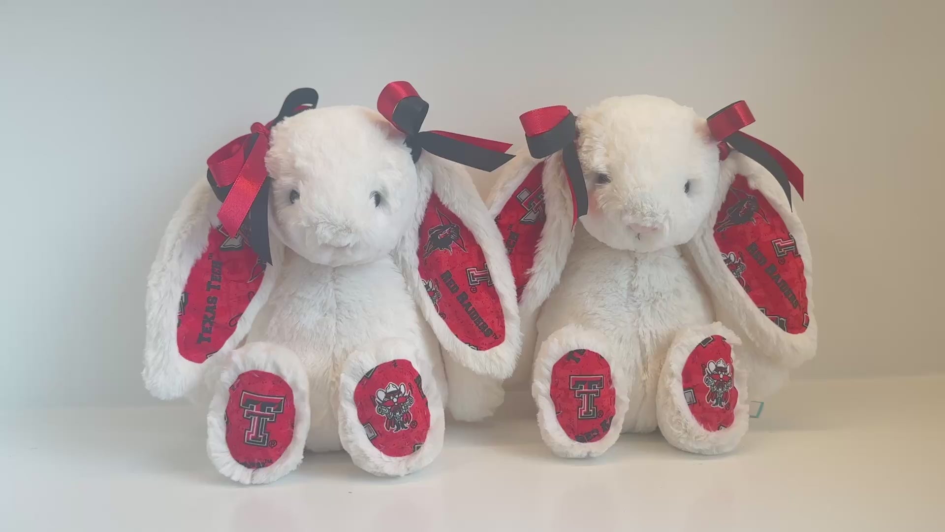 Texas Tech University Custom College Jellycat Bashful Bunny