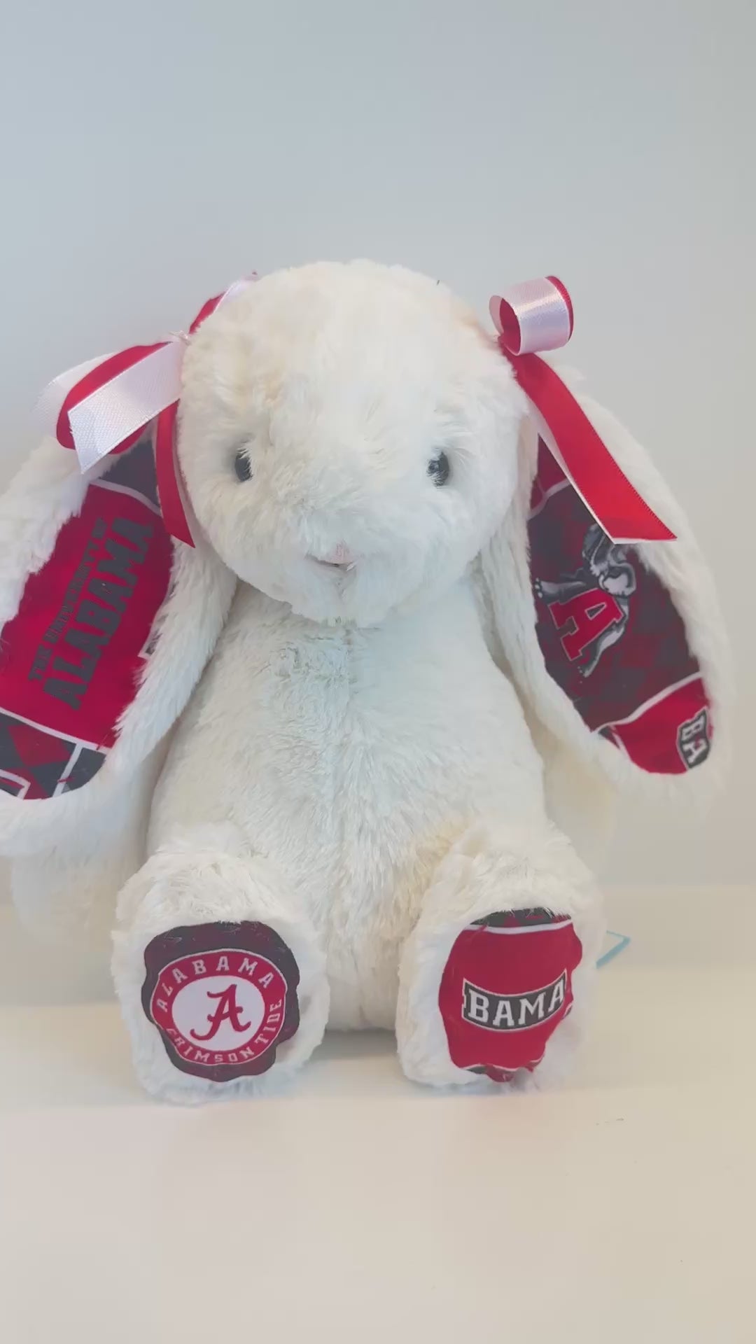 University of Alabama Custom College Jellycat Bashful Bunny