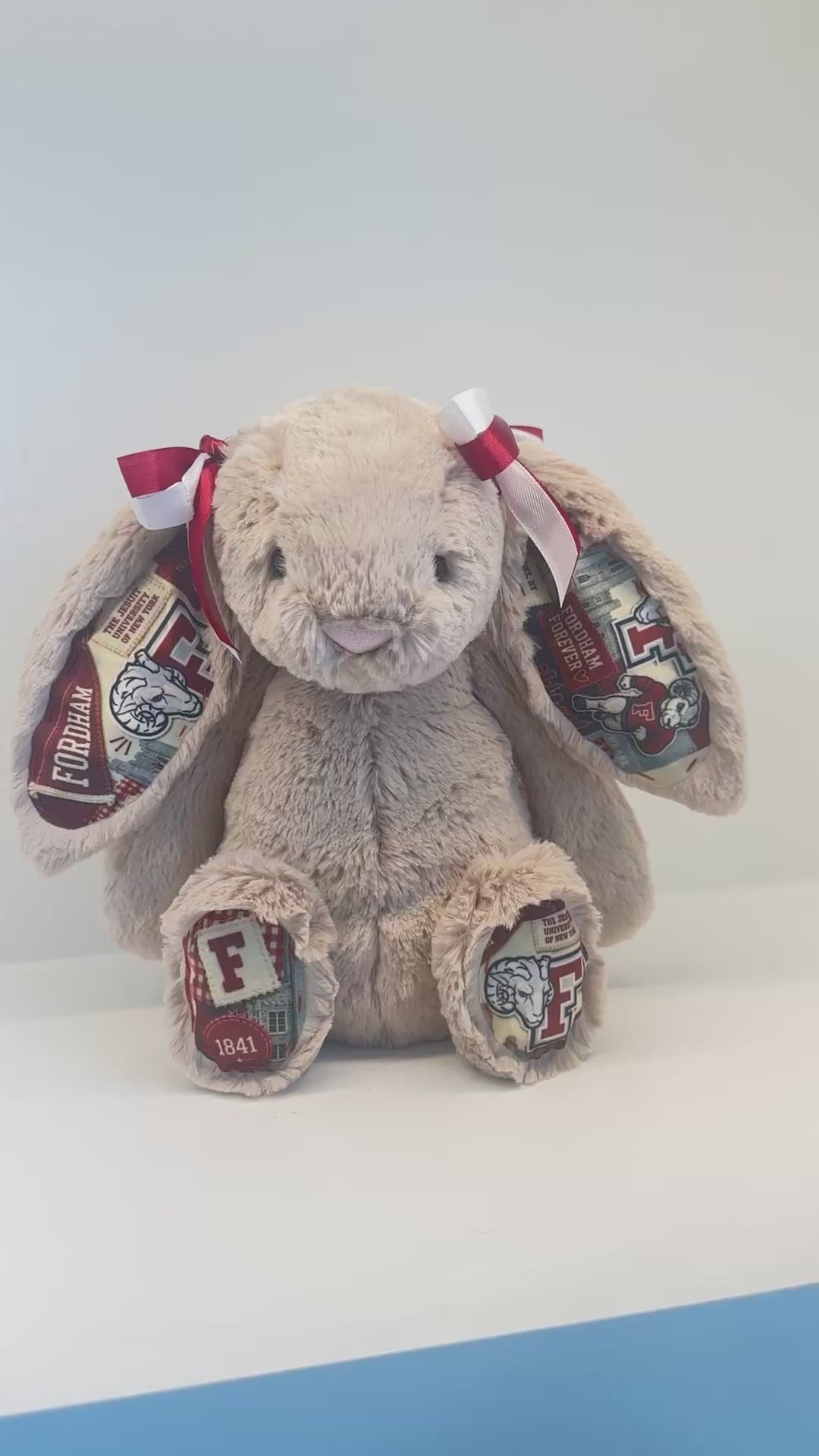 Fordham University Fully Custom College Jellycat Bunny