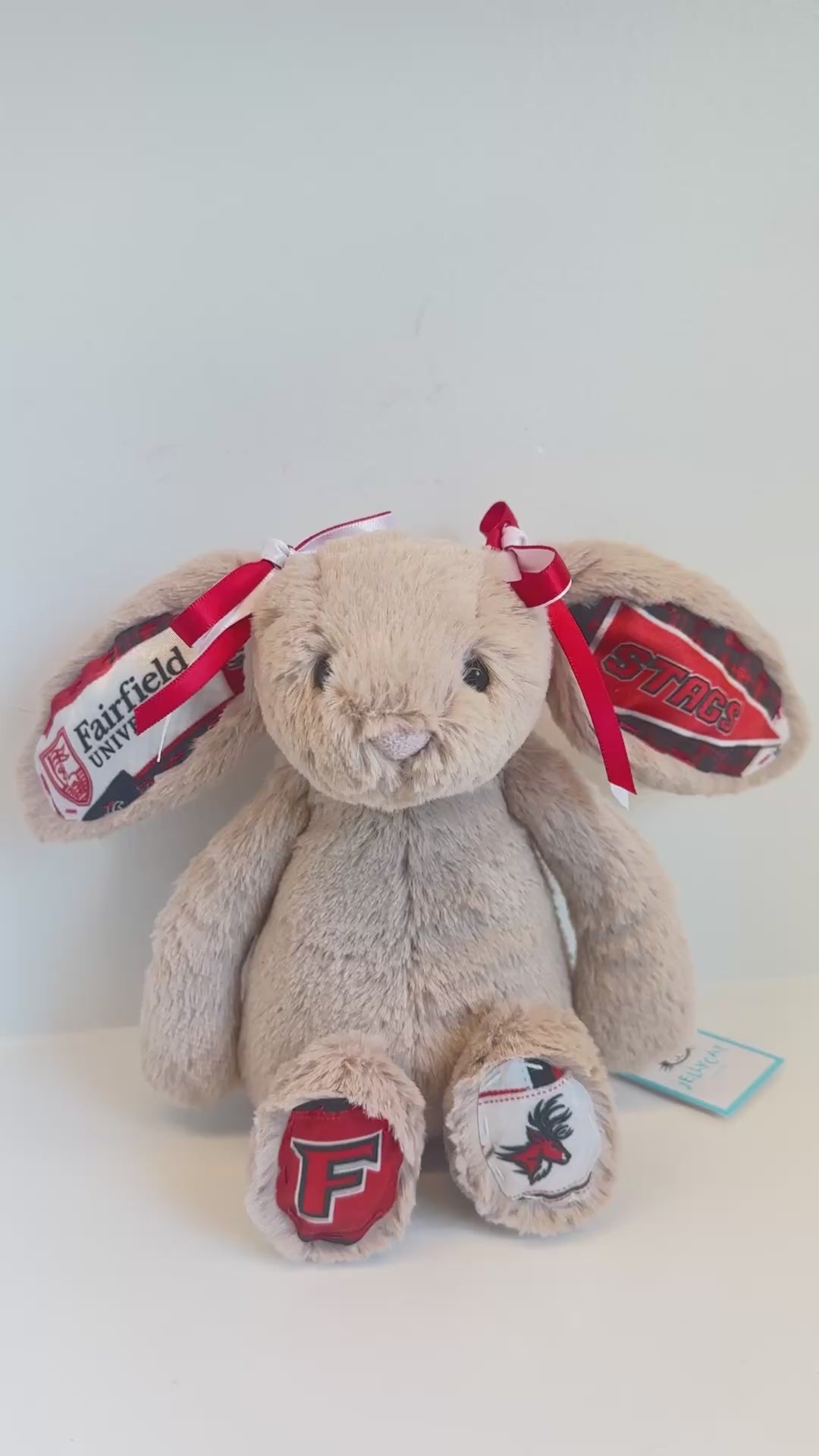 Fairfield University Custom College Jellycat Bashful Bunny