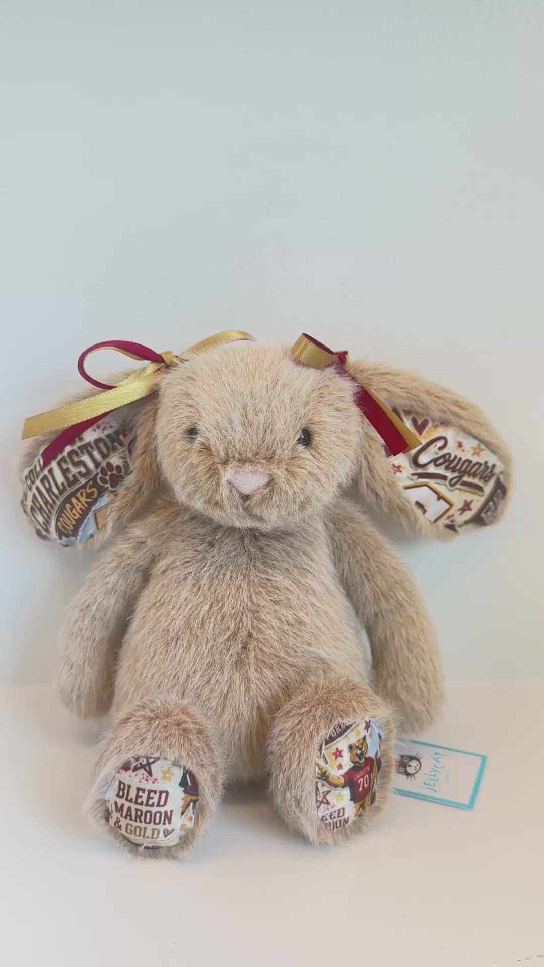 College of Charleston Custom College Jellycat Bunny