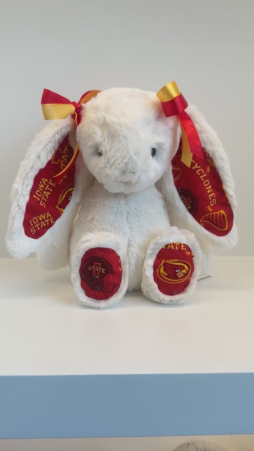 Iowa State Custom College Jellycat Bashful Bunny