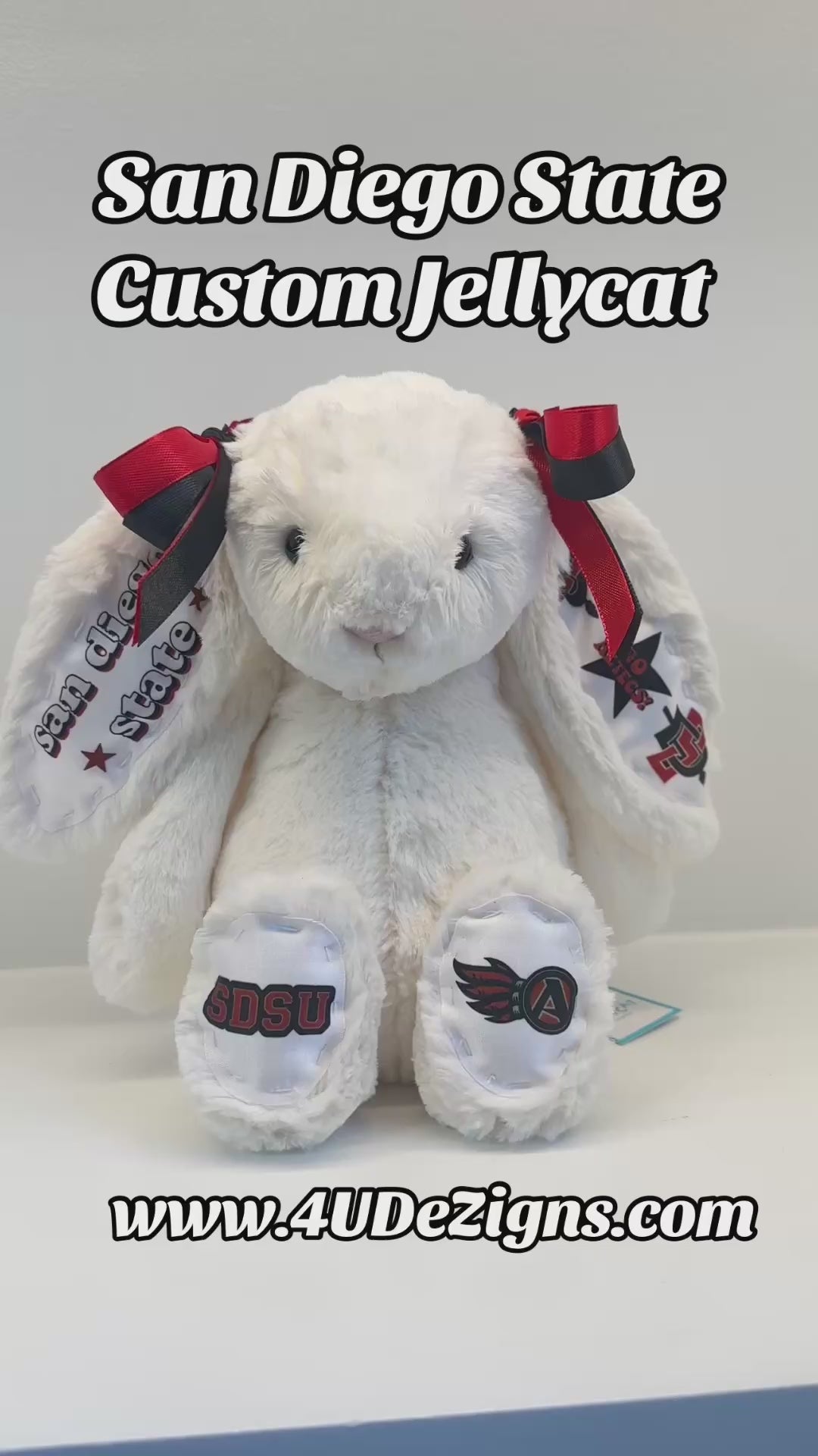 San Diego State Jellycat Bashful Bunny