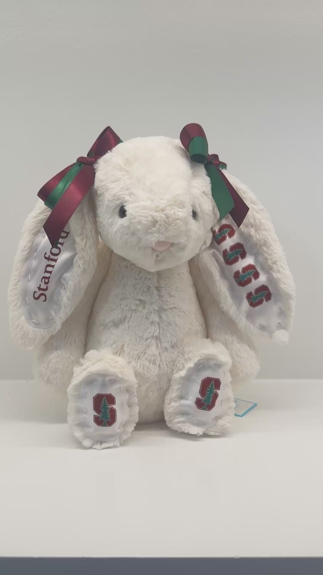 Stanford University Custom College Jellycat Bashful Bunny