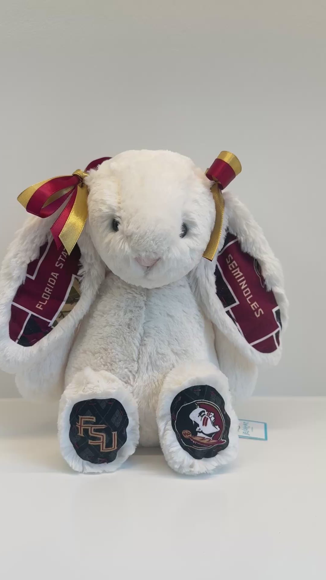 Florida State University Custom College Jellycat Bashful Bunny