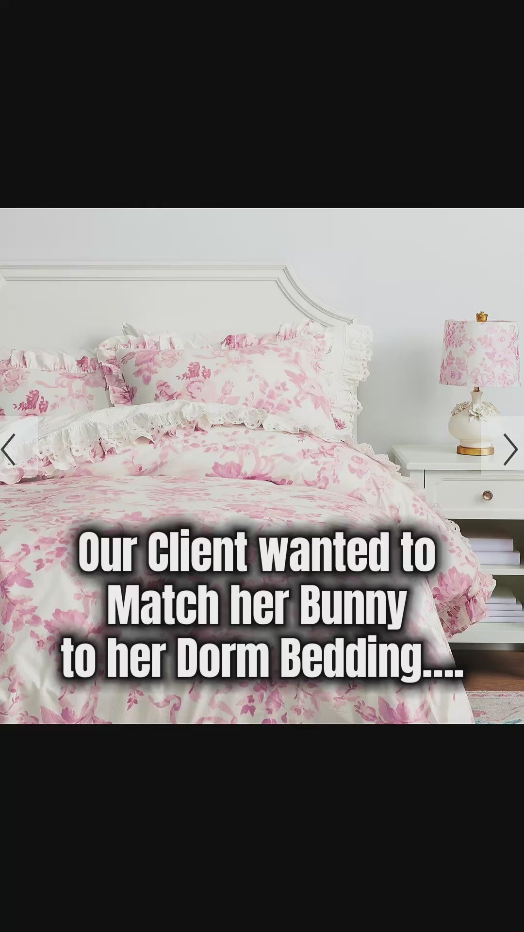 Bunny Match Custom Jellycat - Made from Your Bedding