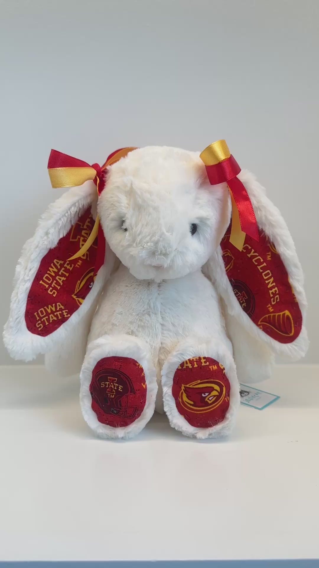 Iowa State Custom College Jellycat Bashful Bunny