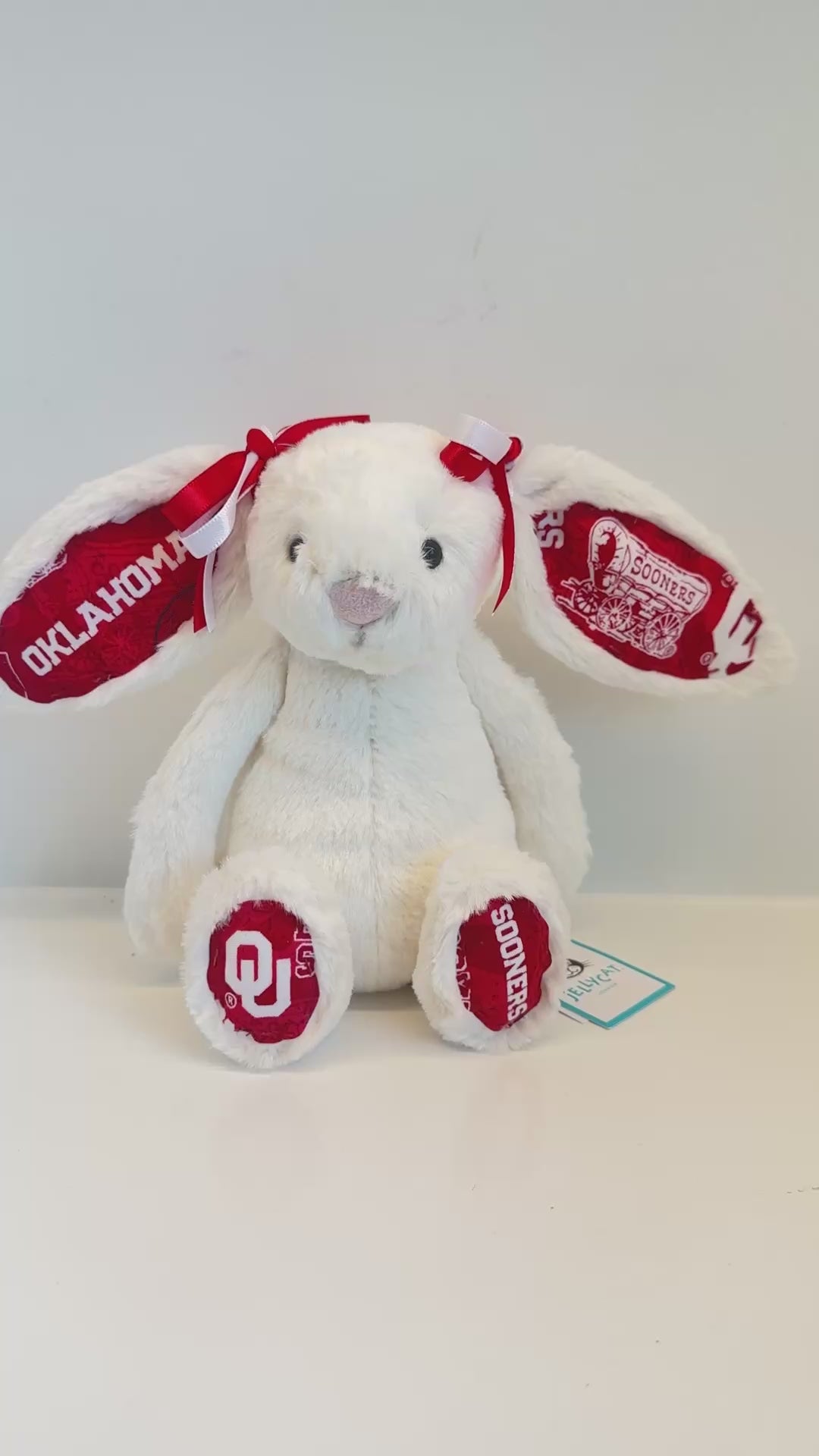 University of Oklahoma College Jellycat Bunny