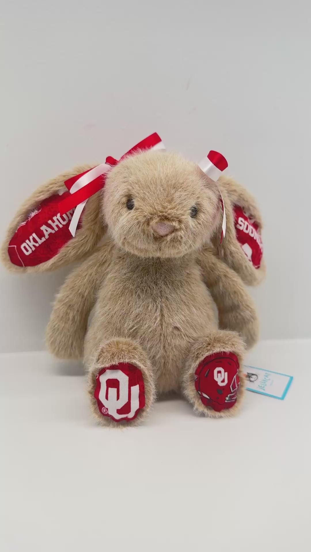 University of Oklahoma College Jellycat Bunny