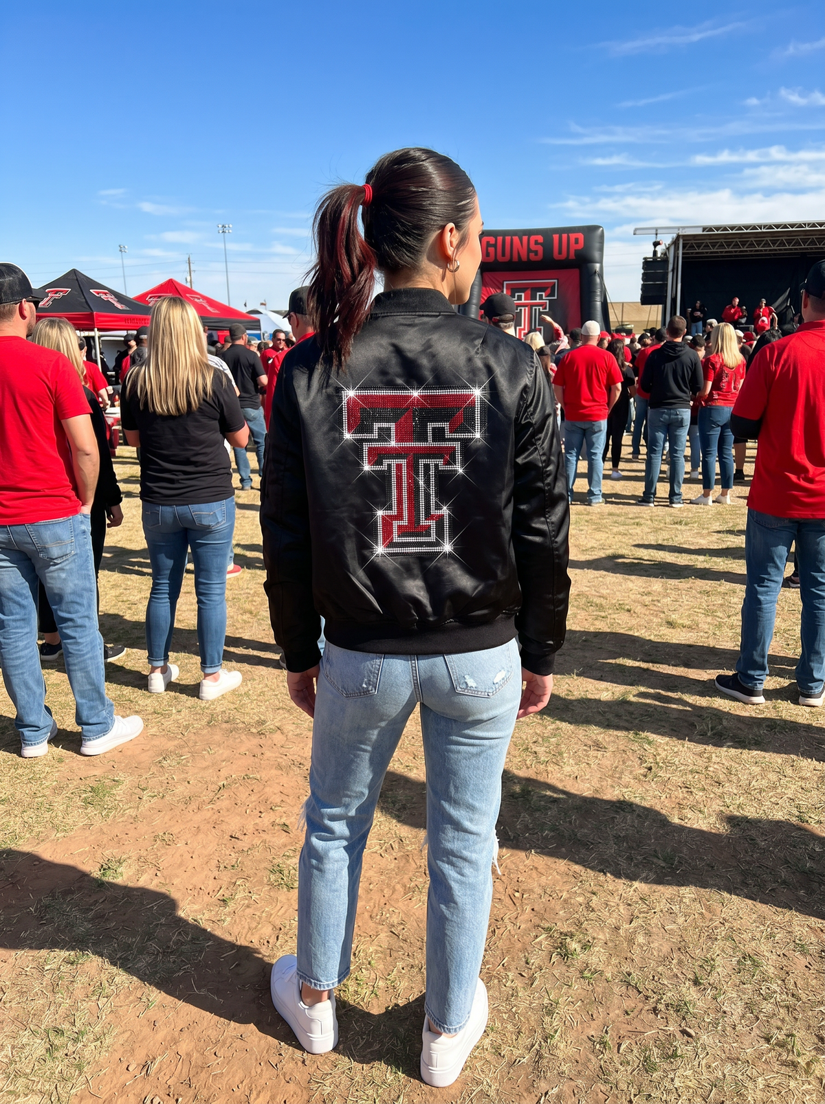 Texas Tech Double T Black Bomber